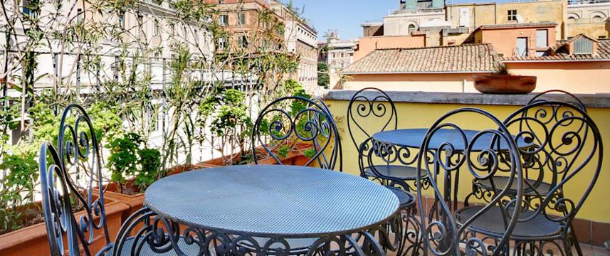 L`Hotel Cinquantatre - Terrace L`Hotel Cinquantatre - Terrace